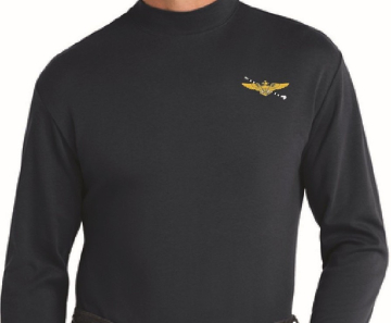 Mock Turtleneck Pilot Navy